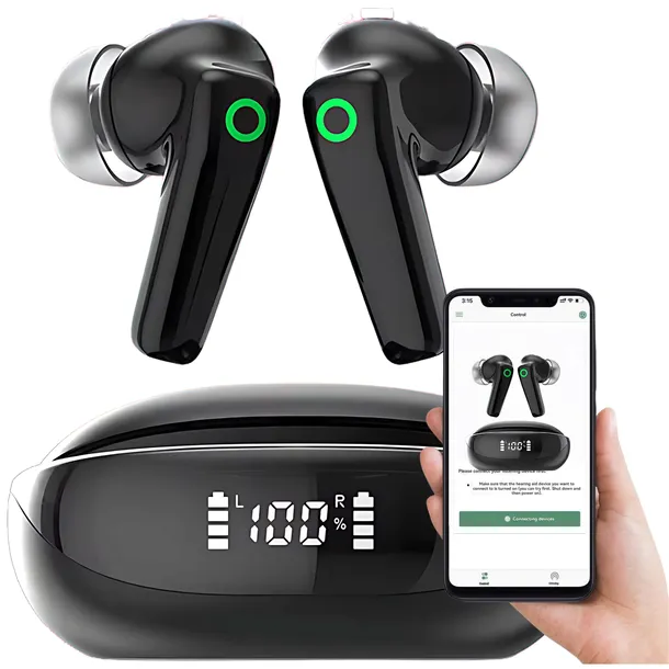 POCO X903 Aparat Słuchowy Słuchawki  Bluetooth 5.3 Wzmacniacz Dźwięku 2w1