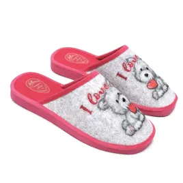 kapcie-damskie-filcowe-hiszpanskie-z-pieskiem-cute-dog-r-38