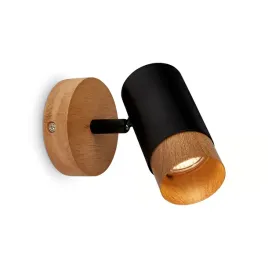 kinkiet-scienny-czarny-drewno-lampa-1xgu10-nowoczesny-sypialnia-salon-biuro
