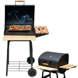 grill-weglowy-ogrodowy-duzy-przenosny-bbq-z-polkami-zamykany-termometr