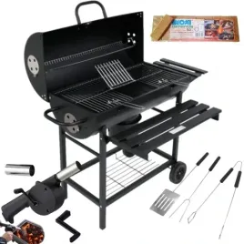 grill-weglowy-pokrywa-popielnik-ogrod-duzy-zestaw