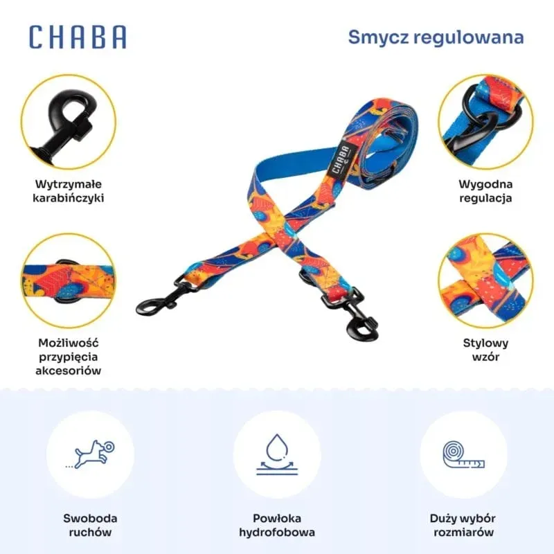 chaba-smycz-regulowana-aussie-260cm-szerokosc-25cm