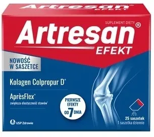 ARTRESAN EFEKT Kolagen COLPROPUR D na stawy 25 saszetek