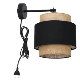 lampa-scienna-kinkiet-juta-warstwy-boho-z-wtyczka