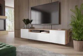 szafka-rtv-wiszaca-niko-szerokosc-200-cm-dab-artisan-bialy-ryflowany-fron