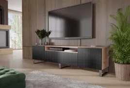 szafka-rtv-stojaca-rio-szerokosc-200-cm-dab-artisan-czarny-ryflowany-fron