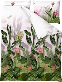 posciel-bawelniana-140x200-amazonia-liscie-kwiaty