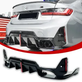 bmw-g20-g21-dyfuzor-tylnego-zderzaka-spoiler-led-czarny-polysk