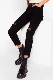 ec22202-nasty-gal-czarne-spodnie-jeansy-przetarcia-wysoki-stan-19-s