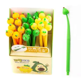 owocowy-cienkopis-gietki-gumowy-dla-dzieci-awokado-ananas-pomarancza-24szt