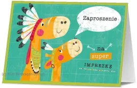 zaproszenie-na-super-imprezke-indianskie-zyrafy-dziki-zachod