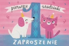 zaproszenie-pierwsze-urodzinki-kotek-piesek-roczek