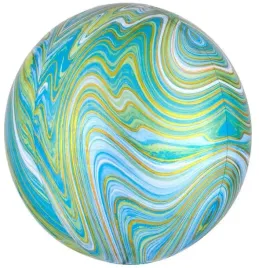marmur-zielony-kula-orbz-balon-foliowy-40cm