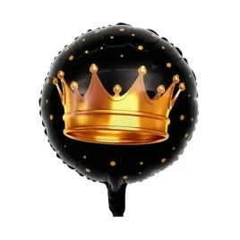 korona-balon-foliowy-okragly-czarno-zloty-18-cali