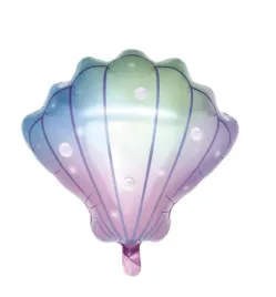 muszla-muszelka-syrenka-balon-foliowy-gradient-50-cm