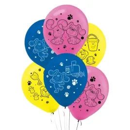 balony-gumowe-sladem-blue-11-cali-6-szt