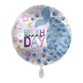 syrenka-happy-birthday-balon-foliowy-okragly-18-cali