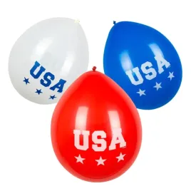 balony-gumowe-usa-zestaw-6-szt-mix-25-cm
