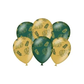 balony-gumowe-safari-liscie-12-cali-zestaw-6-sztuk