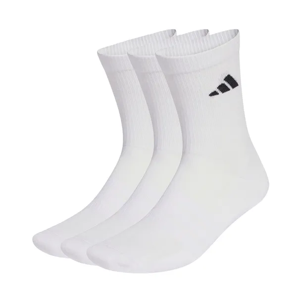 Skarpety adidas Sportowe Długie Amortyzowane 3 Pary Białe Rozmiar 43-45