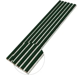 lamele-na-szarym-filcu-275x28-dekoracyjny-scienne-6-szt-butelkowa-zielen