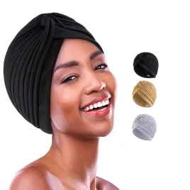 damski-turban-czepek-na-glowe-czarny-szary-braz-3szt