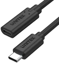 przedluzacz-unitek-c14086bk-usb-c-10gbps-4k-pd-100w-50cm