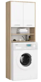 regal-lazienka-fin-slupek-2d-pralka-sonoma-bialy-akord-furniture-factory