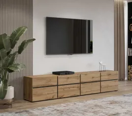 szafka-rtv-4k4s-cross-szerokosc-225-cm-dab-wotan-czarny-helvetia-meble-24