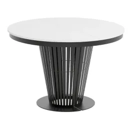 stol-okragly-rozkladany-elantra-120-196-nogi-metal-czarne-blat-bialy