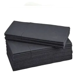 ikea-mottaga-serwetki-czarne-38x38-25szt