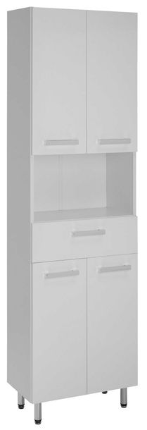 Szafka łazienkowa Słupek stojący Astor Lupo AM-LUC-250 biały połysk 180 cm