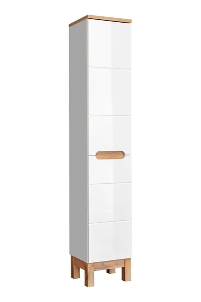 Słupek z koszem na pranie Comad Bali 2D 35x33x187 cm biały