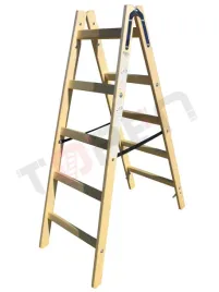 drabina-drewniana-dwustronna-siedlewski-ze-szczeblami-2x5-zaimpregnowana
