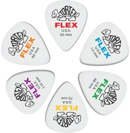 kostka-piorko-dunlop-tortex-flex-standard-mix-6szt