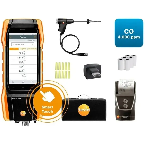 Analizator spalin TESTO 300 z drukarką