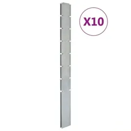 slupki-ogrodzeniowe-10-szt-srebrne-200-cm-stal-galwanizowana