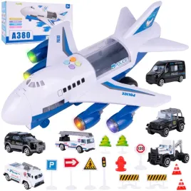 samolot-otwierany-interaktywny-transportowy-pasazerski-z-pojazdami-policja