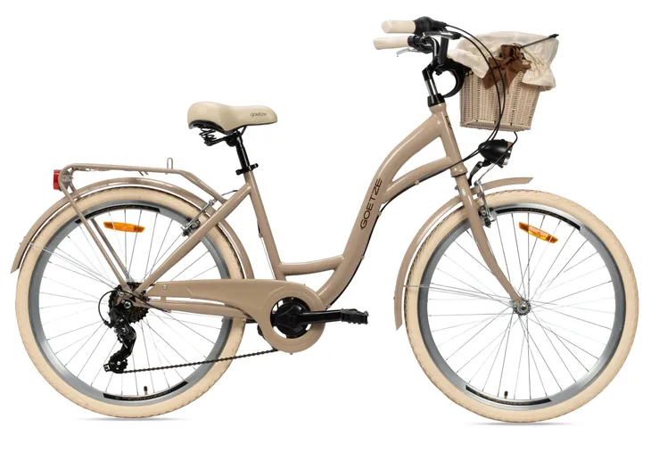 DAMSKI ROWER MIEJSKI Goetze 26 LEKKI DAMKA SHIMANO KOSZ