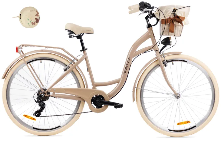 Rower miejski GOETZE Mood 28 lekki Shimano kosz+GRATIS