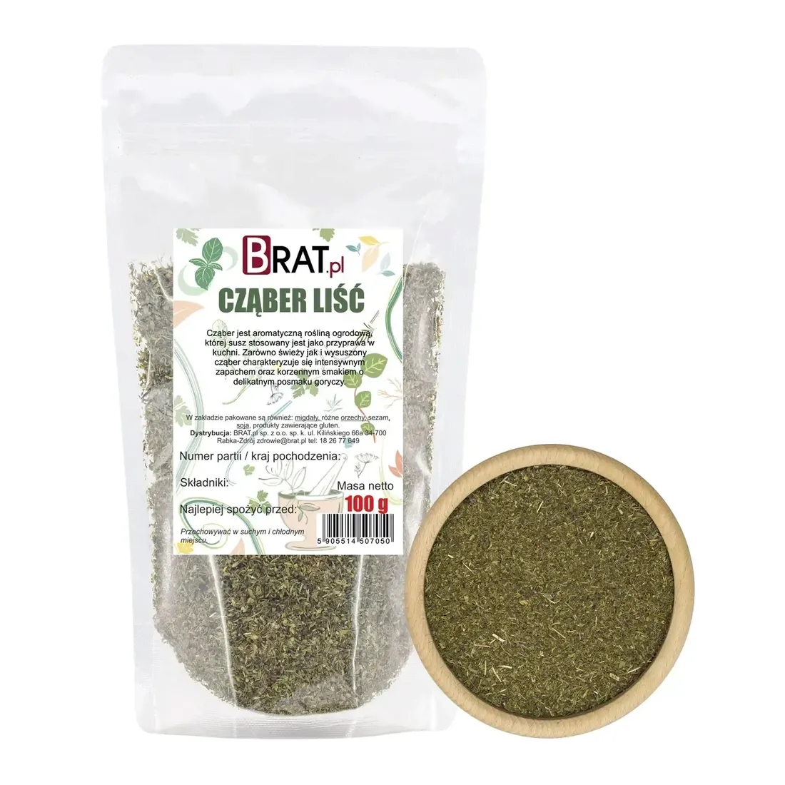 czaber-suszony-100g-stan-nowy