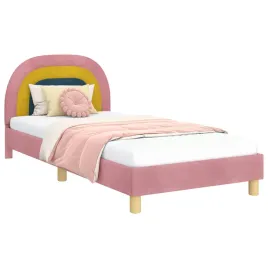 lozko-dzieciece-z-rama-i-zaglowkiem-rozowy-80-x-200-cm-aksamit