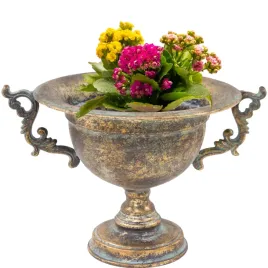 oslonka-dekoracyjna-zloto-czarna-vintage-34-cm-wazon-metalowy-na-kwiaty