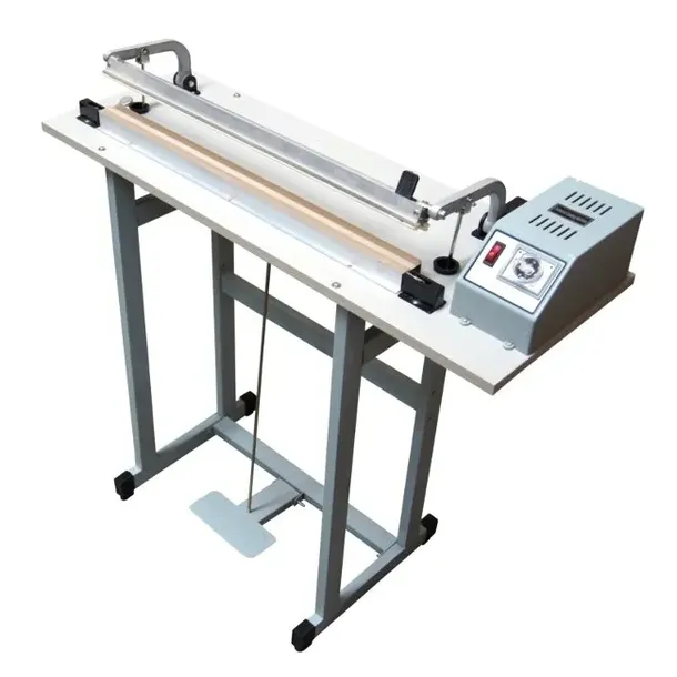 ZGRZEWARKA NOŻNA 80cm 800mm Z NOŻEM ZGRZEW 3mm DO FOLII WORKÓW RĘKAWA