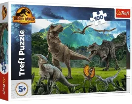 puzzle-100-elementow-park-jurajski-dinozaury-trefl