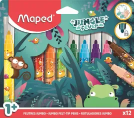 maped-flamastry-jumbo-jungle-fever-12-sztuk