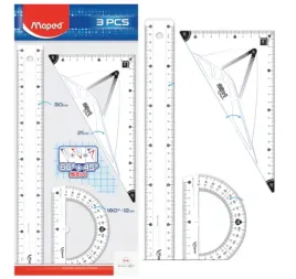 maped-zestaw-kreslarski-start-maxi-3-elementy-linijka-30cm-ekierka-kato