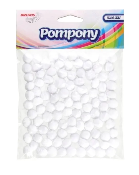 brewis-pompony-biale-10mm-100-sztuk