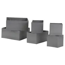 ikea-skubb-komplet-pojemnikow-6-szt-ciemnoszary