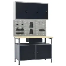 stolik-roboczy-z-trzema-panelami-sciennymi-i-szafka